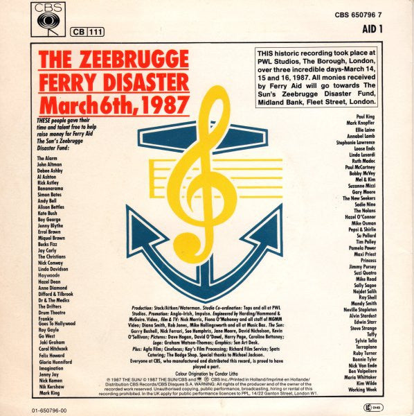 Ferry Aid : Let It Be (7", Single)