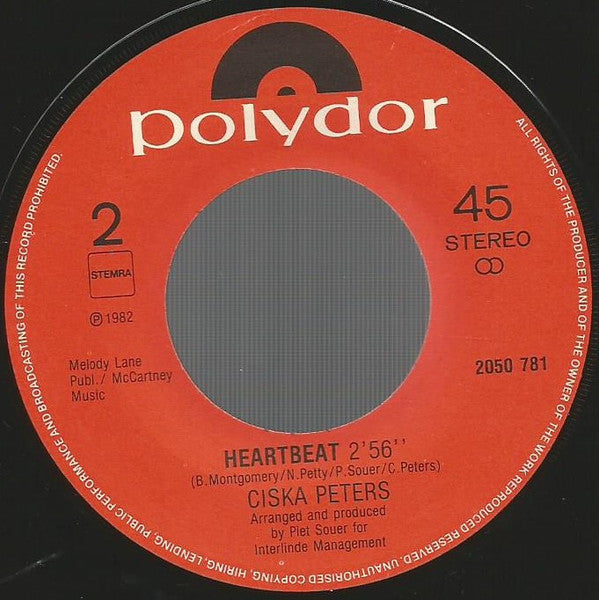 Ciska Peters : Daar Droom Ik Van (7", Single)