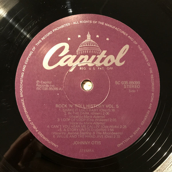 Johnny Otis : Rock 'N' Roll History Vol. 5 (LP, Comp)