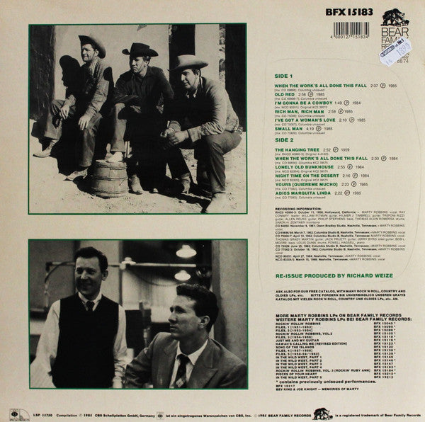 Marty Robbins : In The Wild West, Part 4 (LP, Album, Comp)