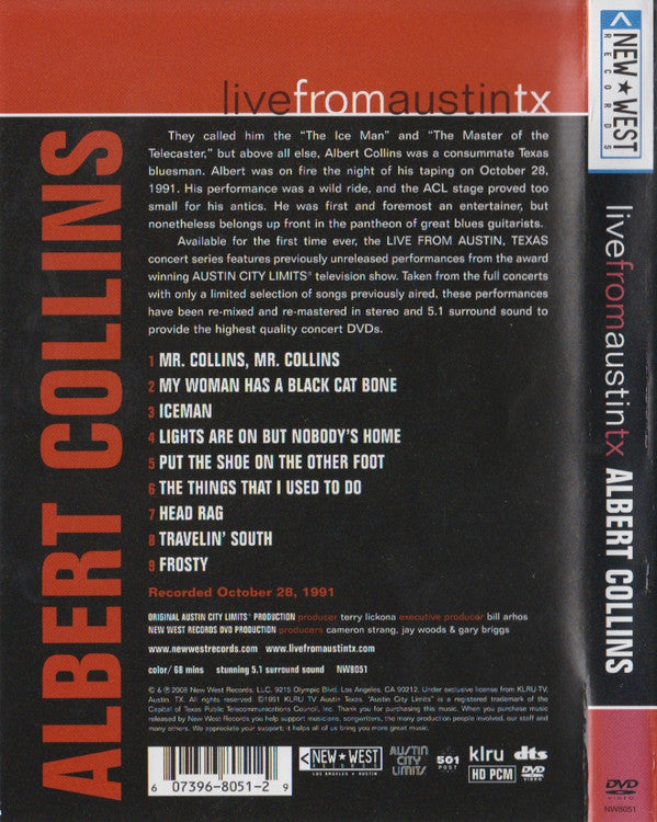 Albert Collins : Live From Austin Tx (DVD-V)
