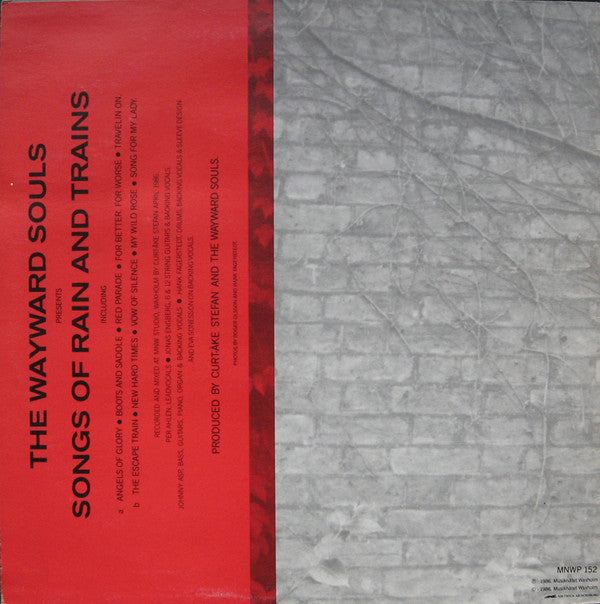 The Wayward Souls : Songs Of Rain And Trains (LP)