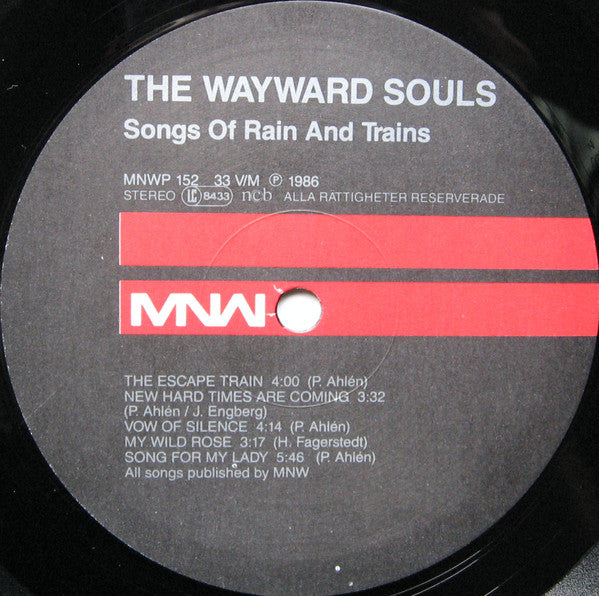 The Wayward Souls : Songs Of Rain And Trains (LP)