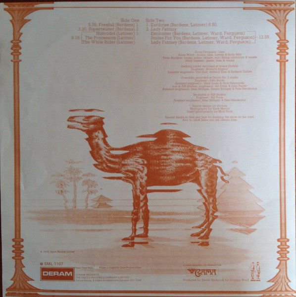 Camel : Mirage (LP, Album, Dec)