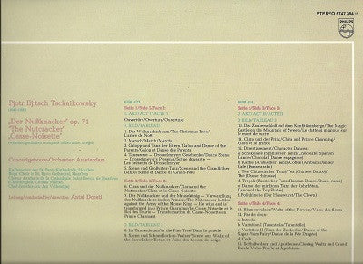 Antal Dorati, Pyotr Ilyich Tchaikovsky, Concertgebouworkest : Der Nussknacker, The Nutcracker, Casse-Noisette Op.71 (2xLP, Album, Gat)