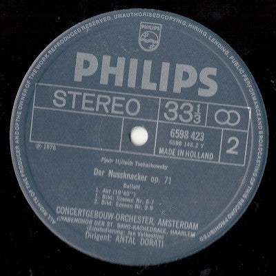Antal Dorati, Pyotr Ilyich Tchaikovsky, Concertgebouworkest : Der Nussknacker, The Nutcracker, Casse-Noisette Op.71 (2xLP, Album, Gat)