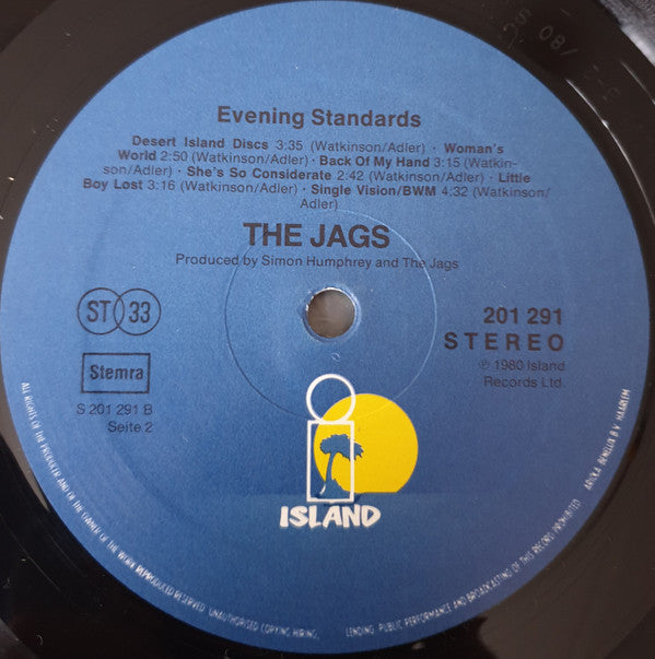 The Jags : Evening Standards (LP, Album)