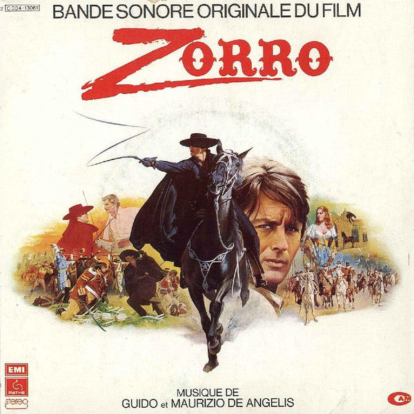 Guido And Maurizio De Angelis : Zorro (Bande Sonore Originale Du Film) (7", Single)