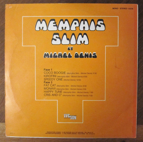 Memphis Slim & Michel Denis : Memphis Slim Et Michel Denis (LP)