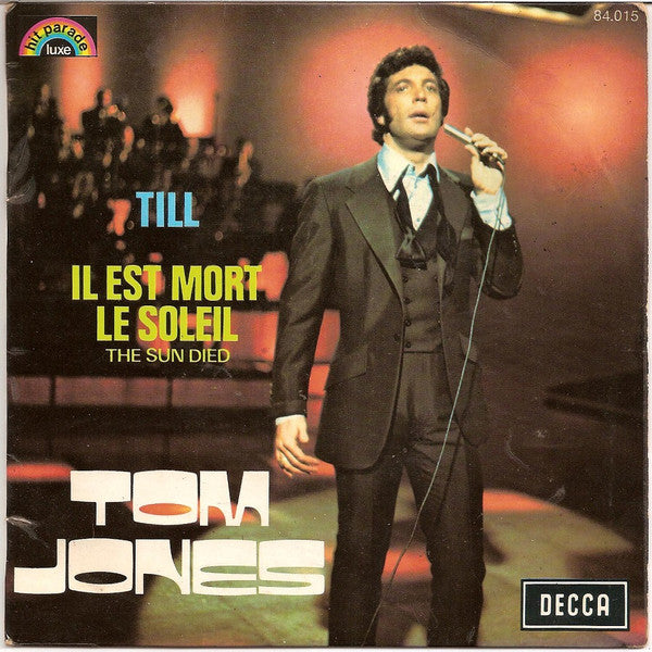 Tom Jones : Till (7", Single, Blu)