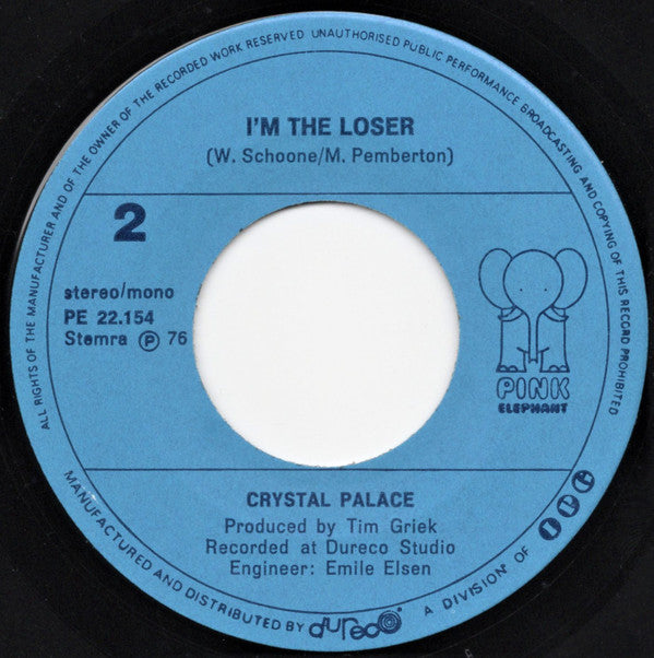 Crystal Palace (3) : Take It All (7", Single)