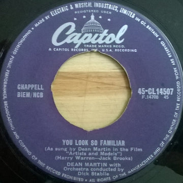 Dean Martin : You Look So Familiar / Innamorata (7", Single)