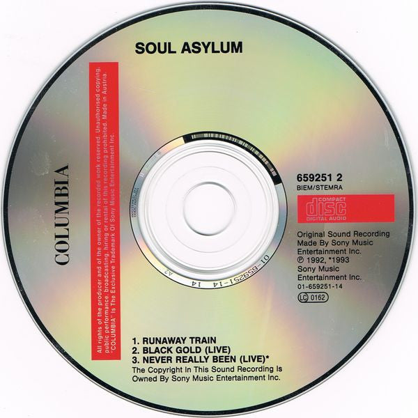 Soul Asylum (2) : Runaway Train (CD, Maxi)