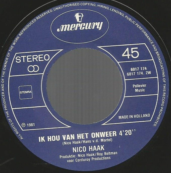 Nico Haak : Bulletje En Bonestaak (7", Single)