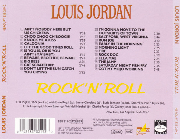 Louis Jordan : Rock 'n' Roll (CD, Comp)