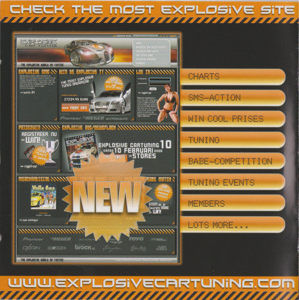 Various : Explosive Car Tuning 10 (2xCD, Mixed)