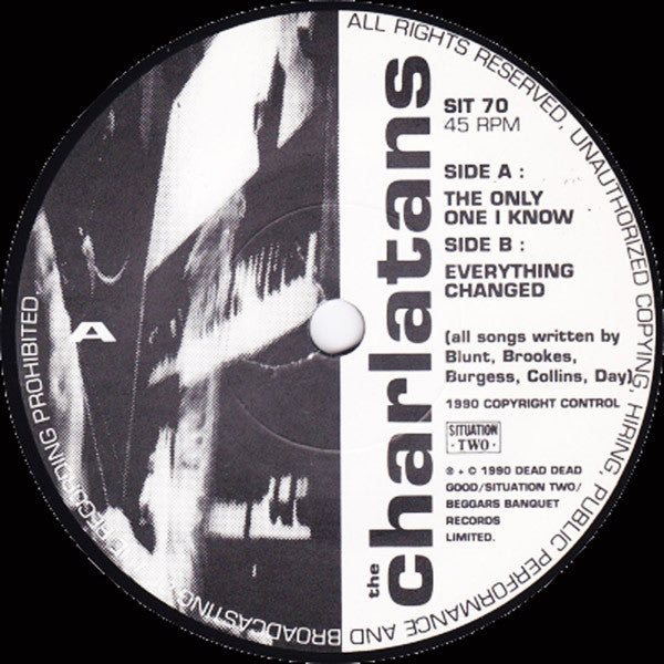 The Charlatans : The Only One I Know (7", Single)