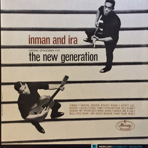 Inman & Ira : Singing Spokesmen For The New Generation (LP, Album, Mono)