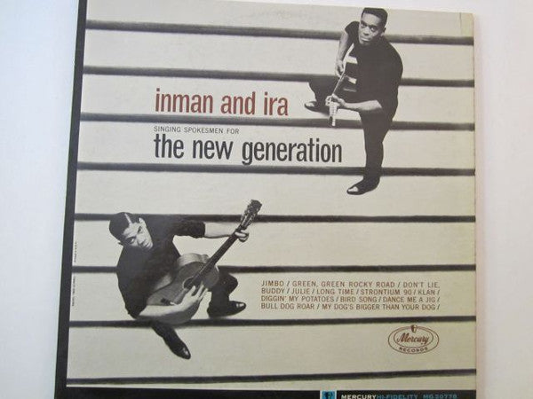 Inman & Ira : Singing Spokesmen For The New Generation (LP, Album, Mono)