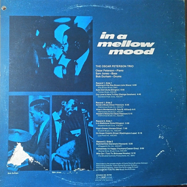 The Oscar Peterson Trio : In A Mellow Mood (2xLP, Comp)