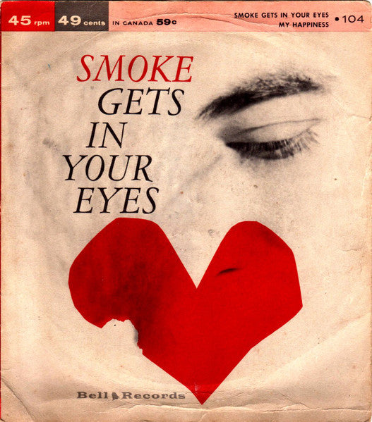 Terry Orlando, Danny Lanham : My Happiness / Smoke Gets In Your Eyes (7")
