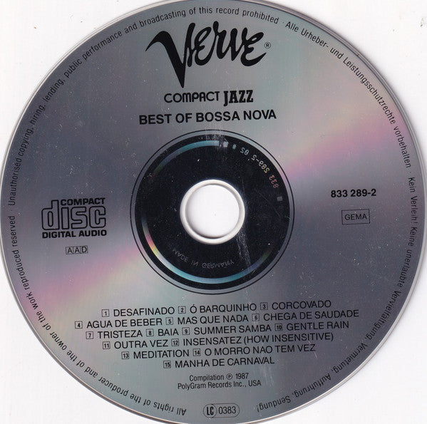 Various : Best Of Bossa Nova (CD, Comp)
