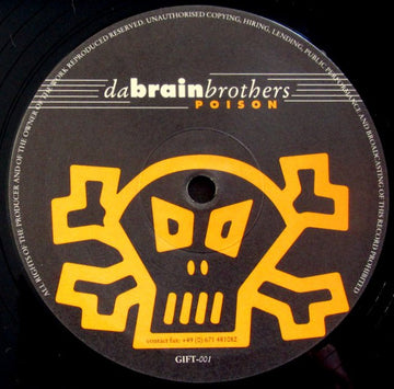 Da Brain Brothers : Poison (12", Maxi)