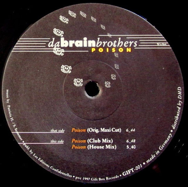 Da Brain Brothers : Poison (12", Maxi)