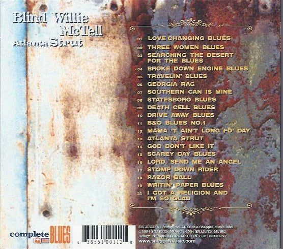 Blind Willie McTell : Atlanta Strut (CD, Comp)
