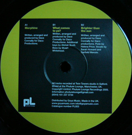 LTA (Love The Action) : The Morphine EP (12")