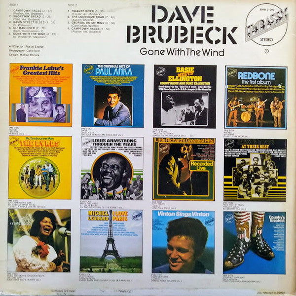 Dave Brubeck : Gone With The Wind (LP, Album, RE)