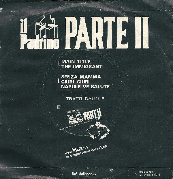 Nino Rota & Carmine Coppola : Il Padrino - Parte Il (7")