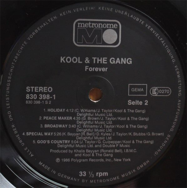 Kool & The Gang : Forever (LP, Album)
