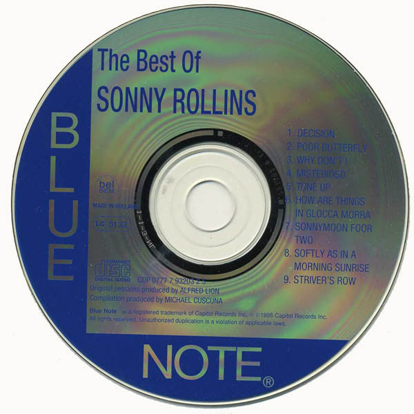 Sonny Rollins : The Best Of Sonny Rollins (CD, Comp)