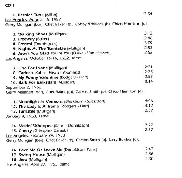 Chet Baker : Time After Time (4xCD, Comp, RM)