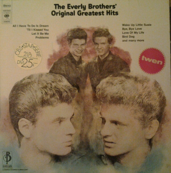 Everly Brothers : The Everly Brothers' Original Greatest Hits (2xLP, Comp)