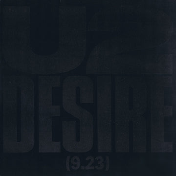 U2 : Desire (9.23) (12", Promo, W/Lbl)