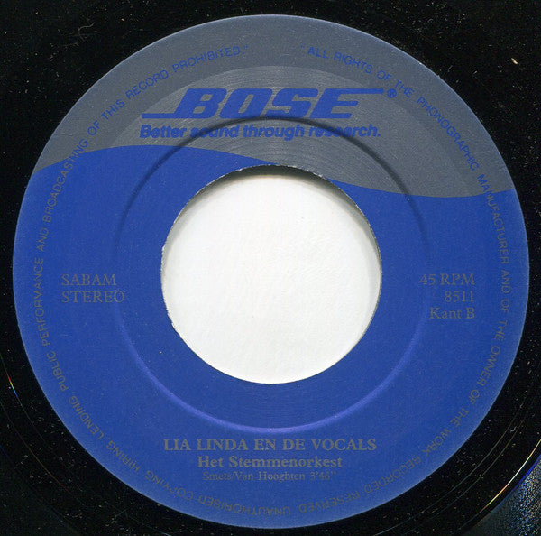 Lia Linda : Als De Winter Weer Begint (7", Single)