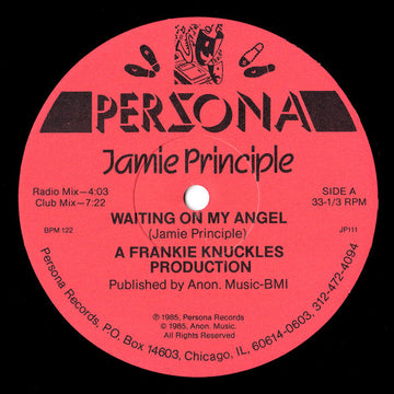 Jamie Principle : Waiting On My Angel (12")