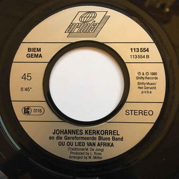 Johannes Kerkorrel En Die Gereformeerde Blues Band : Sit Dit Af (7", Single)