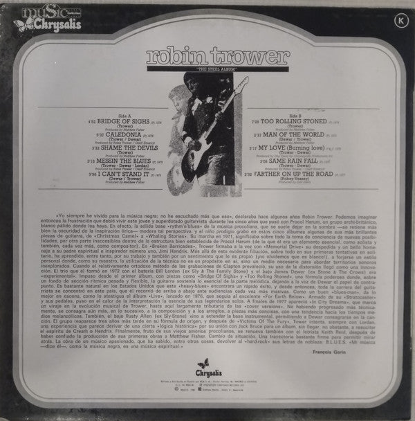 Robin Trower : The Steel Album (LP, Comp)