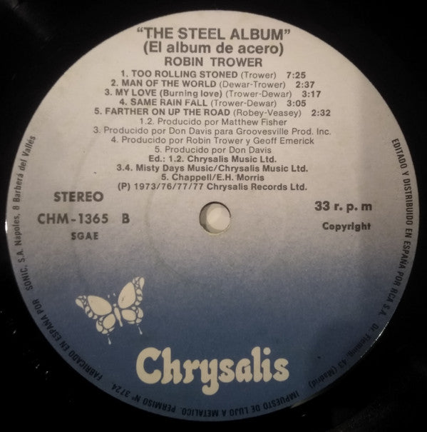 Robin Trower : The Steel Album (LP, Comp)