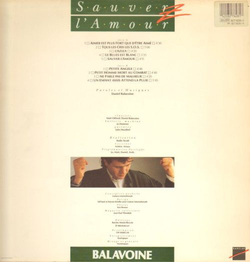Daniel Balavoine : Sauver L'Amour (LP, Album)
