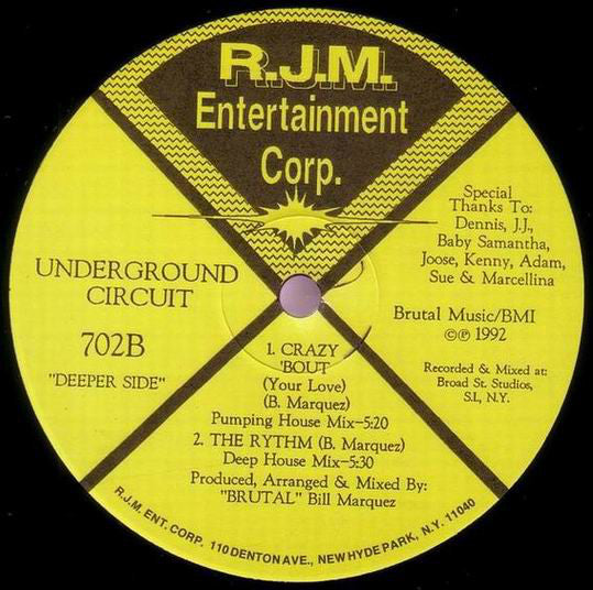 Underground Circuit : I Want You (12")