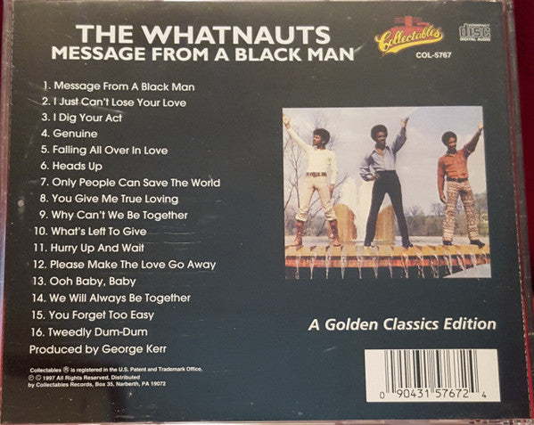 The Whatnauts : Message From A Black Man (CD, Comp)