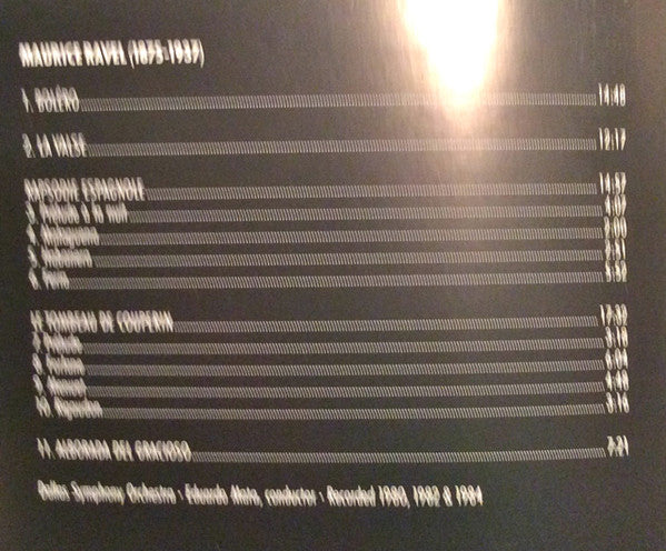 Maurice Ravel - Eduardo Mata, Dallas Symphony Orchestra : Bolero & Other Orchestral Works (CD, Comp)