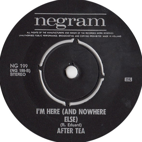 After Tea : Joint House Blues (7", Single)