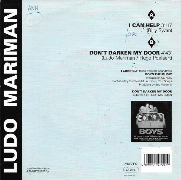 Ludo Mariman : I Can Help (7")