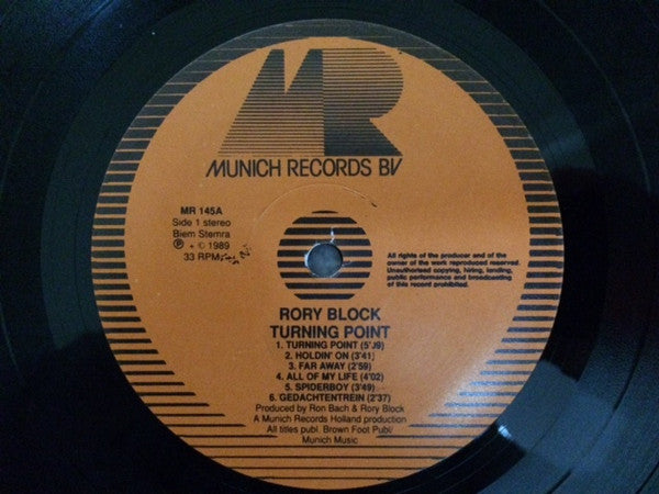 Rory Block : Turning Point (LP)