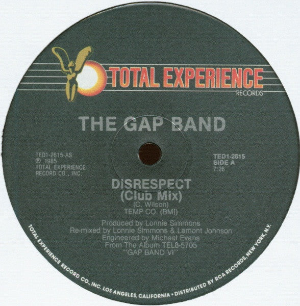 The Gap Band : Disrespect (12")